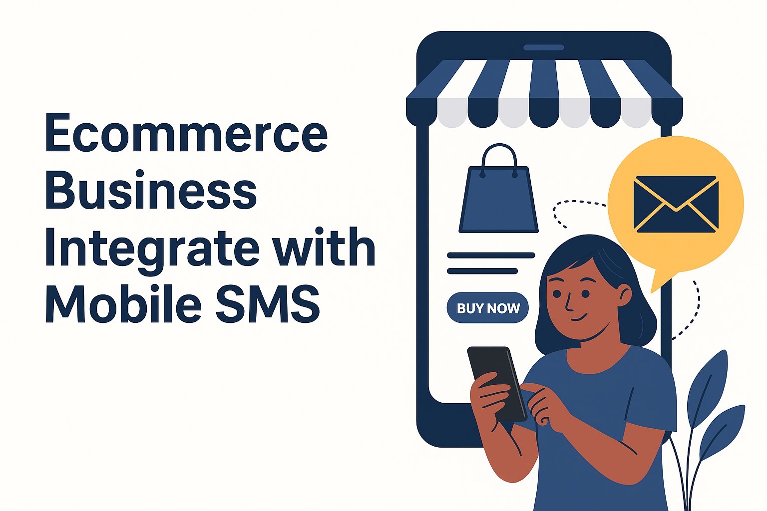 Ecommerce Integrated with Mobile SMS